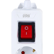 Подовжувач WINNINGSTAR 4 розетки 5м 10A 2500W White (WNNGS-ST-4048-5M-WH)