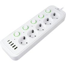 Сетевой фильтр XOKO SP-5-2-1 5 розеток 2 м white (XK-SP-5-2-1-WH)