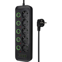 Сетевой фильтр XOKO SP-5-2-1 5 розеток 2 м black (XK-SP-5-2-1-BK)