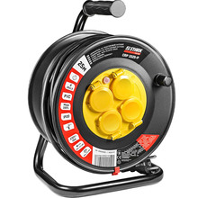 Подовжувач STARK CRP 1525-P 4 розетки 25м 16А Black (242000001)