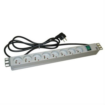 Блок розеток MOLEX 19 1U 8 розеток 2 м 16А сірий (25.D0150P3)