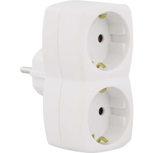 Разветвитель EMOS 2 розетки White (P00252)