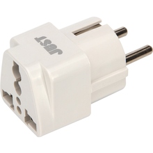 Перехідник JUST Travel EU Plug White (PLG-TRLEU-WHT)