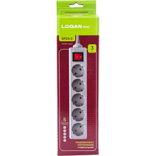 Подовжувач LOGAN 5 розеток 3м 16А 3x1.5мм2 Grey (SFG5-3) Подовжувач LOGAN 5 розеток 3м 16А 3x1.5мм2 Grey (SFG5-3)