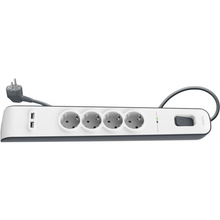 Сетевой фильтр BELKIN Surge Protectors 4 розетки 2м White (BSV401vf2M)