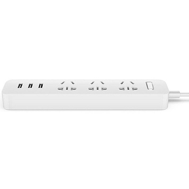 Подовжувач XIAOMI Mi Power Strip 3 USB (274146) White Тип мережевий фільтр