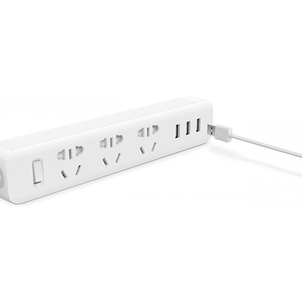 Подовжувач XIAOMI Mi Power Strip 3 USB (274146) White Тип розеток роз'єм I