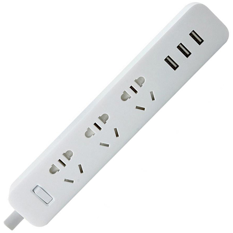 Подовжувач XIAOMI Mi Power Strip 3 USB (274146) White Максимальна потужність навантаження 2500