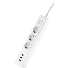 Сетевой фильтр Mi Power Strip 3 розетки 1,8м 10А White (378726)