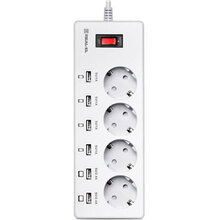 Сетевой фильтр REAL EL RS-4F Charge 6 1.8m White (EL122300014)