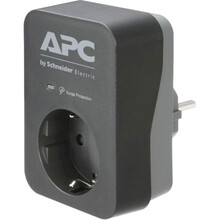 Мережевий фільтр APC Essential SurgeArrest 1 розетка 230 В Black (PME1WB-RS)