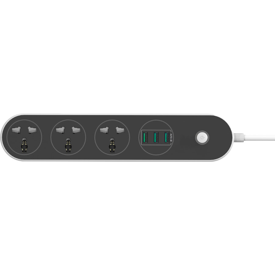 Сетевой фильтр COLORWAY 3 розетки/3USB Black + кабель Lightning/MicroUSB/Type-C Magnetic 1 м Black (CW-CHU33B/CW-CBUU020-BK) Сетевой фильтр COLORWAY 3 розетки/3USB Black + кабель Lightning/MicroUSB/Type-C Magnetic 1 м Black (CW-CHU33B/CW-CBUU020-BK)