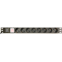 Мережевий фільтр ENERGENIE 8 розеток 3м 10А 3х1, 5мм2 Black (EG-PDU-014-C14)