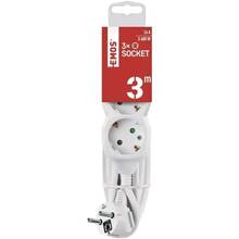 Удлинитель EMOS 3 розетки 3м 16А 3х1,5мм2 White (P0323R)