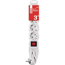 Удлинитель EMOS 4 розетки 3м 16А 3х1,5мм2 White (P1423R)