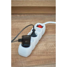 Удлинитель EMOS 4 розетки 3м 16А 3х1,5мм2 White (P1423R)