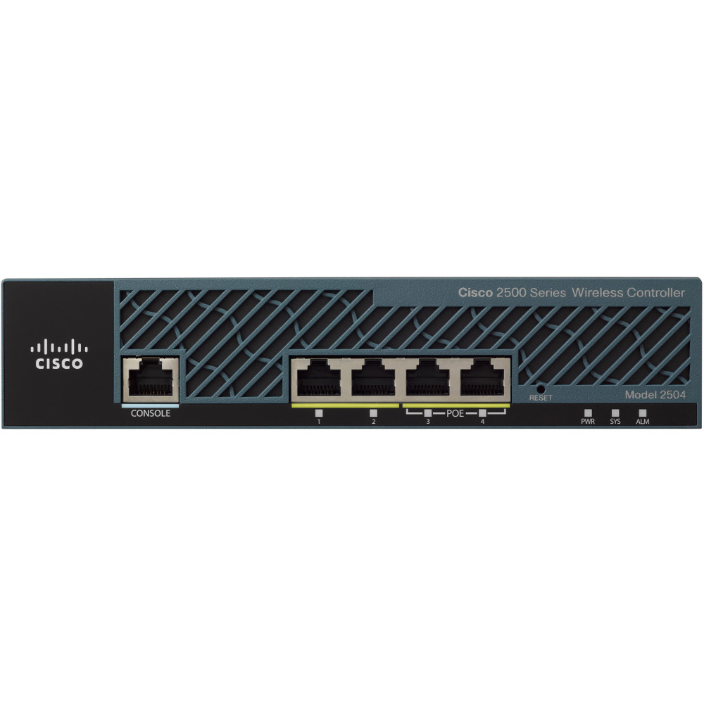 Wi-Fi контроллер CISCO 2504 Wireless Controller with 5 AP Licenses (AIR-CT2504-5-K9)