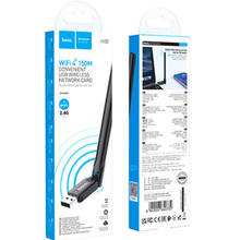 Антена Wi-Fi HOCO HI32 WiFi4 USB Black (6942007640732)
