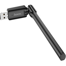 Антена Wi-Fi HOCO HI32 WiFi4 USB Black (6942007640732)