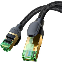 Кабель BASEUS CAT8 40 Gigabit 3m Black (B0013320C111-04)