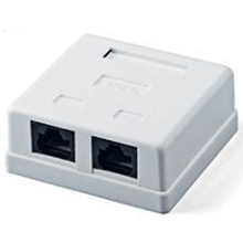 Розетка ATCOM UTP 8P8C RJ45 2port (15254)