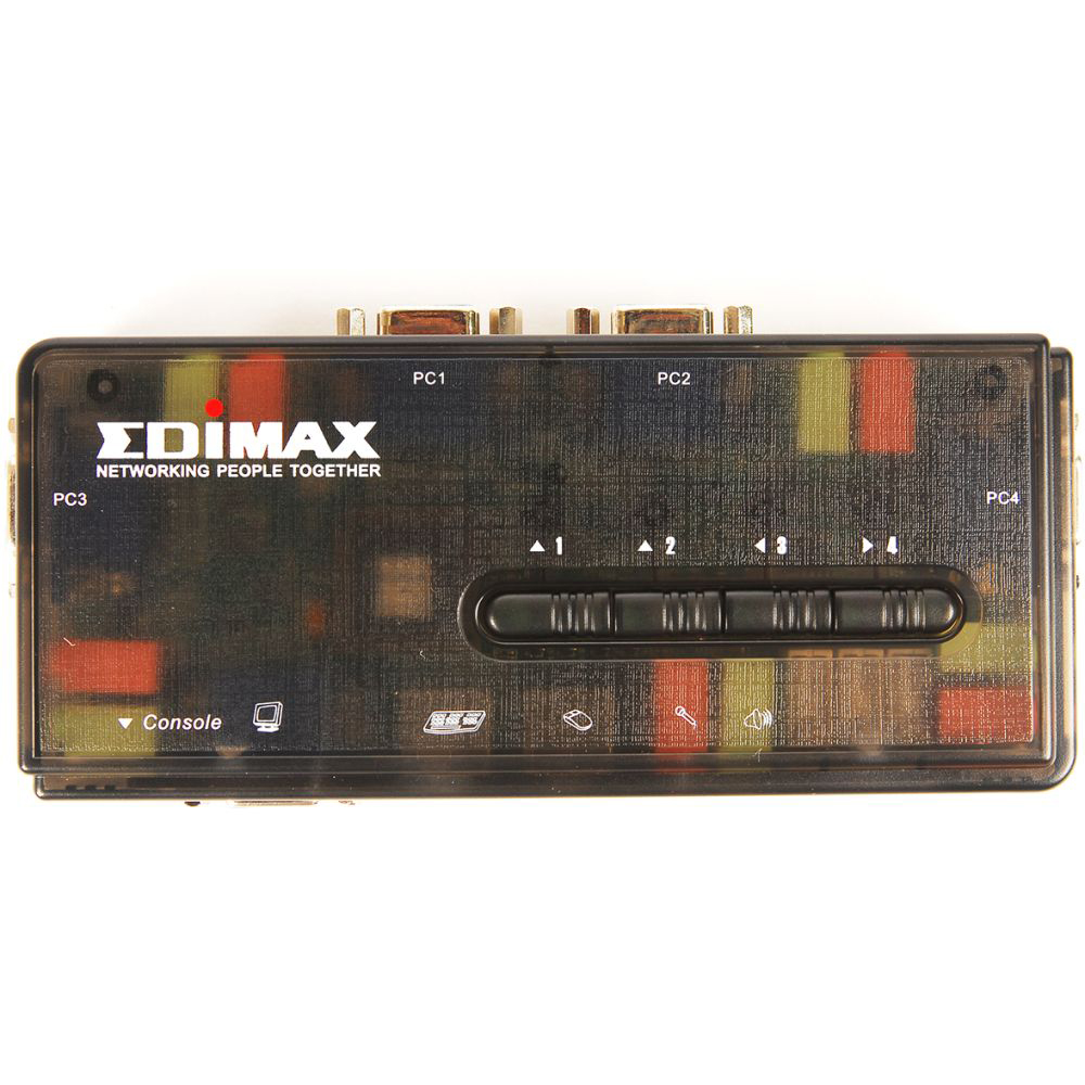 KVM-переключатель EDIMAX KVM 4PORT AUDIO/W/CAB KIT EK-PAK4 Тип KVM-переключатель