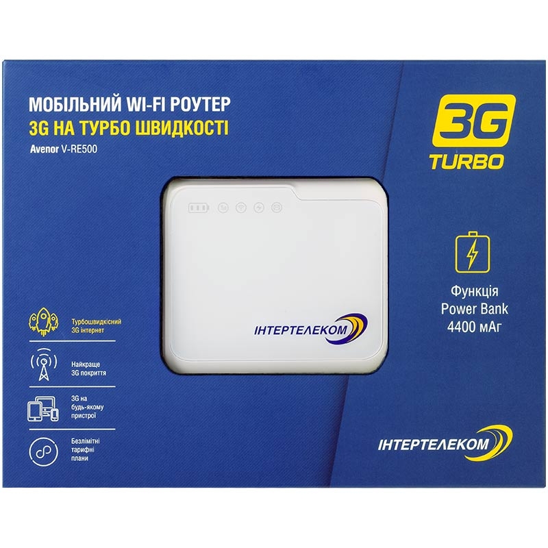 Модем CDMA ИНТЕРТЕЛЕКОМ Avenor V-RE500 Время работы 16