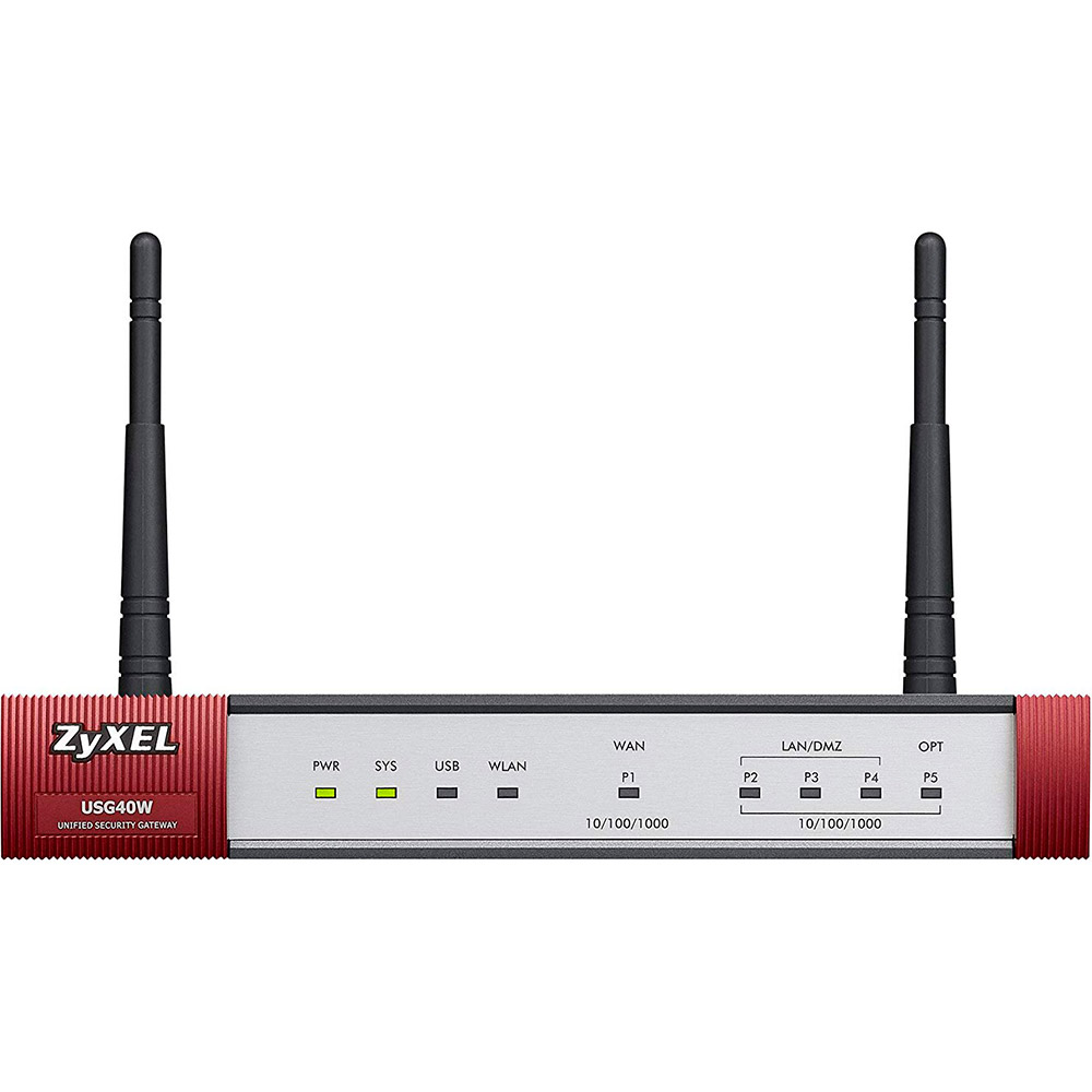 

Межсетевой экран ZYXEL ZyWALL USG40W (USG40W-EU0102F), USG40W UTM BDL
