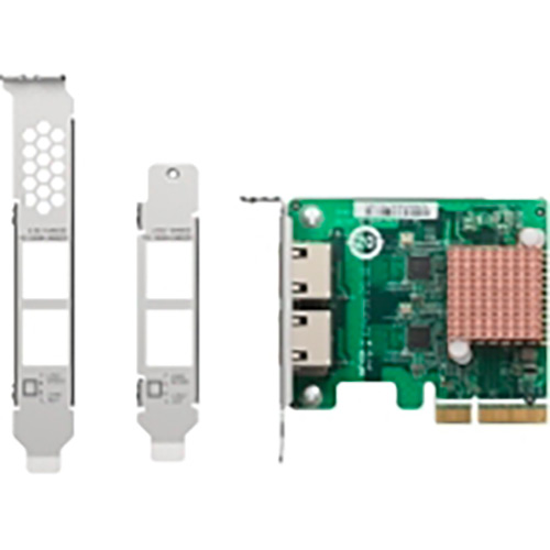 

Сетевая карта QNAP Dual-port 2.5 GbE RJ45 (QXG-2G2T-I225), Dual-port 2.5 GbE RJ45 network expansion