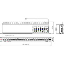 Патч-панель FIBRAIN 19 "24 port FTP (XE100.250) Патч-панель FIBRAIN 19 "24 port FTP (XE100.250)
