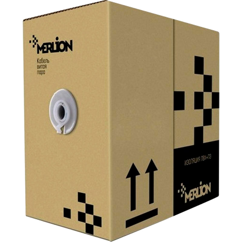 Витая пара MERLION FTP КНПЭ 4 x 2 x 0.5 СCA 305 м Black (03501) Витая пара MERLION FTP КНПЭ 4 x 2 x 0.5 СCA 305 м Black (03501) Тип кабель