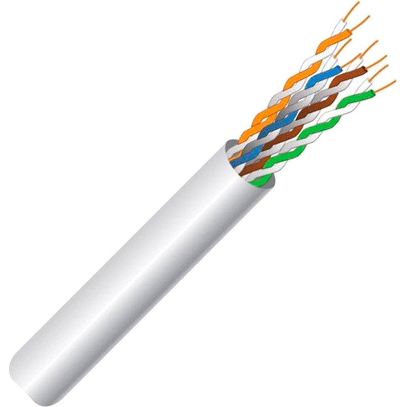 

Витая пара FINMARK UTP CAT5e 4P 24AWG PVC W Pull Box 100 м (163143), Кабель мережевий UTP 100м CAT5e 4P 24AWG