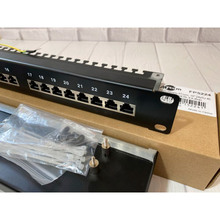 Патч-панель Atcom 24хRJ-45 19" 1U 24 порта CAT5е FTP в сборе (FP5224)
