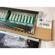 Патч-панель Atcom 24хRJ-45 19" 1U 24 порта CAT5е FTP в сборе (FP5224)