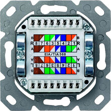 Розетка DIGITUS CАТ 5e STP 2xRJ45 8P8C (DN-9002-N)