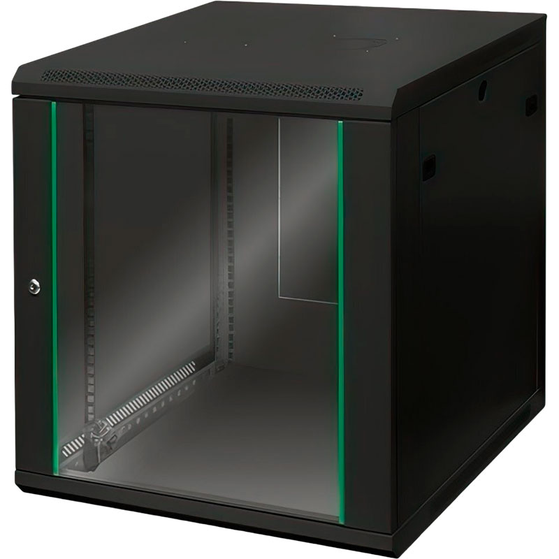 Шкаф для сетевого оборудования DIGITUS Wall Mounting Dynamic Basic 19" 12U Black (DN-1912-U-EC-SW)