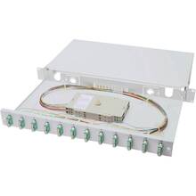 Оптична панель DIGITUS 19' 1U Incl Splice Cass OM3 Color Pigtails Adapter (DN-96321/3)