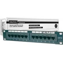 Патч-панель DIGITUS САТ 5e UTP 10" 1U у зборі (DN-91512U)