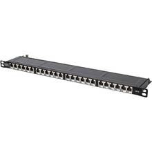 Патч-панель DIGITUS CAT 6 STP 19" 0.5U у зборі (DN-91624S-SL-SH)