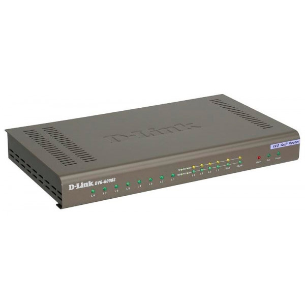 Шлюз D-LINK DVG-6008S 8 FXO VoIP Gateway