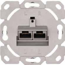 Розетка 2E CАТ 5e FTP, 2xRJ45, 8P8C (2E-FASEPAN-2GROUND)