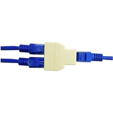 Сплиттер ATCOM 8p8c RJ-45 1port (female) to 2port (female) (12450) )