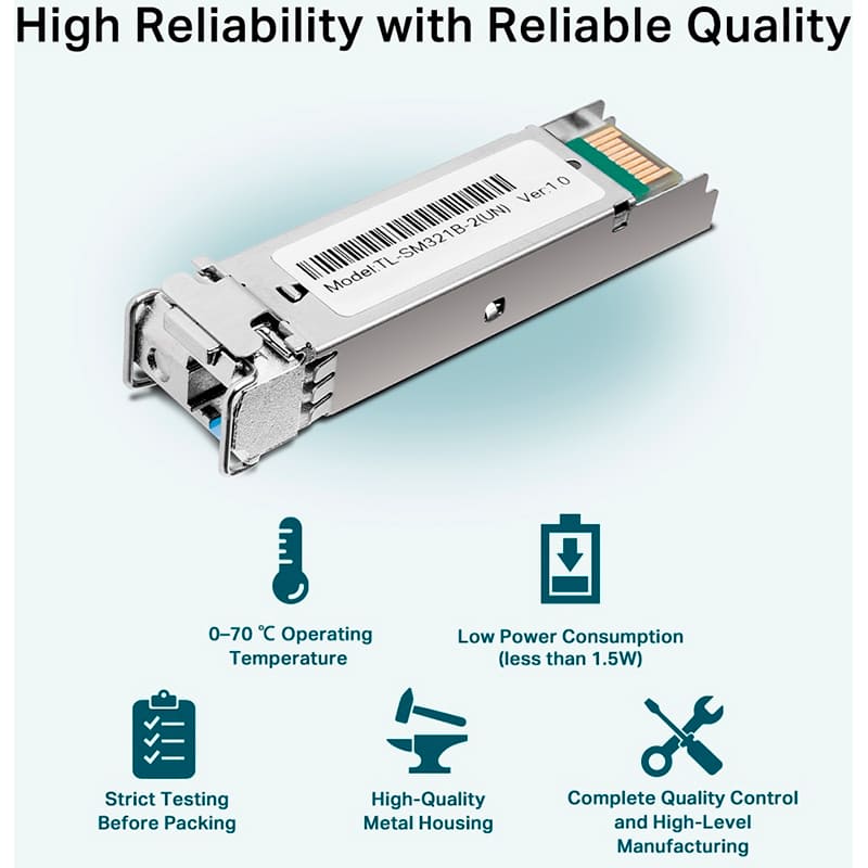 Модуль SFP TP-LINK WDM (SM321B-2) Швидкість передачі даних 1250