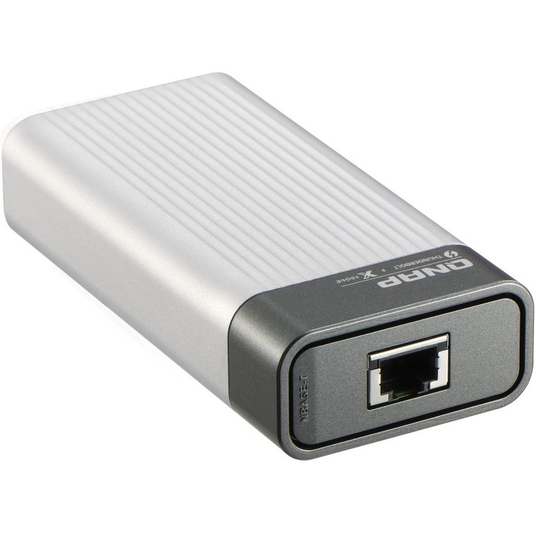 Сетевой адаптер QNAP Thunderbolt 3 10GbE RJ45 (QNA-T310G1T) Поддержка стандартов Ethernet: 10GBase-T (10 Гбит/с)