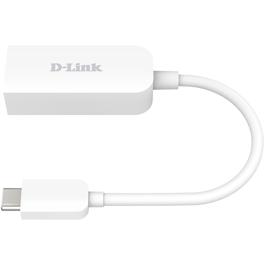 Сетевой адаптер D-LINK USB-C - 2.5G Ethernet (DUB-E250) Дополнительно Plug & Play; 2 светодиодные индикаторы состояния соединения