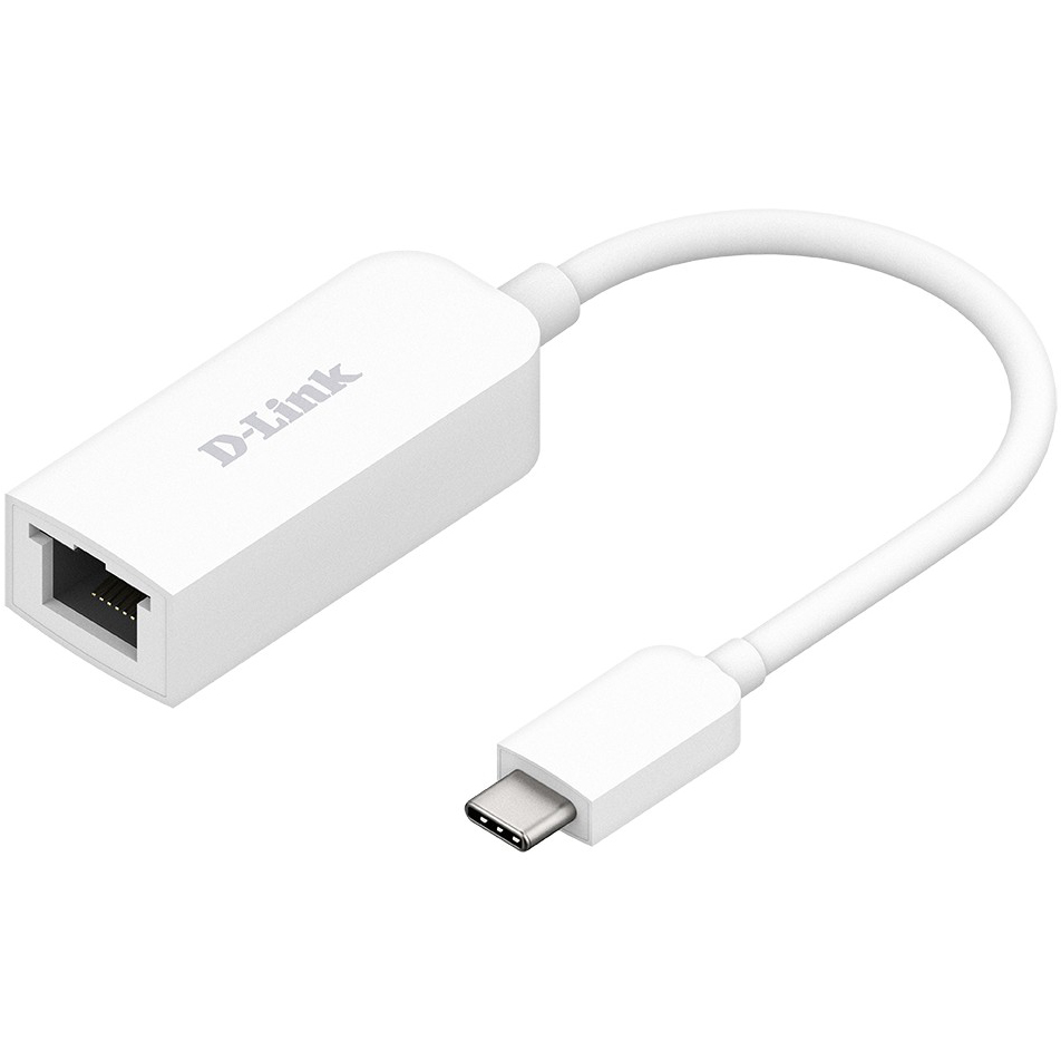 Мережевий адаптер D-LINK USB-C-2.5G Ethernet (DUB-E250) Вид перехідник