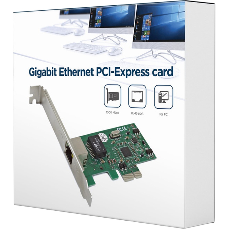 Сетевая карта GEMBIRD Realtek 1000 Base-TX PCI-E (NIC-GX1) Тип сетевая карта