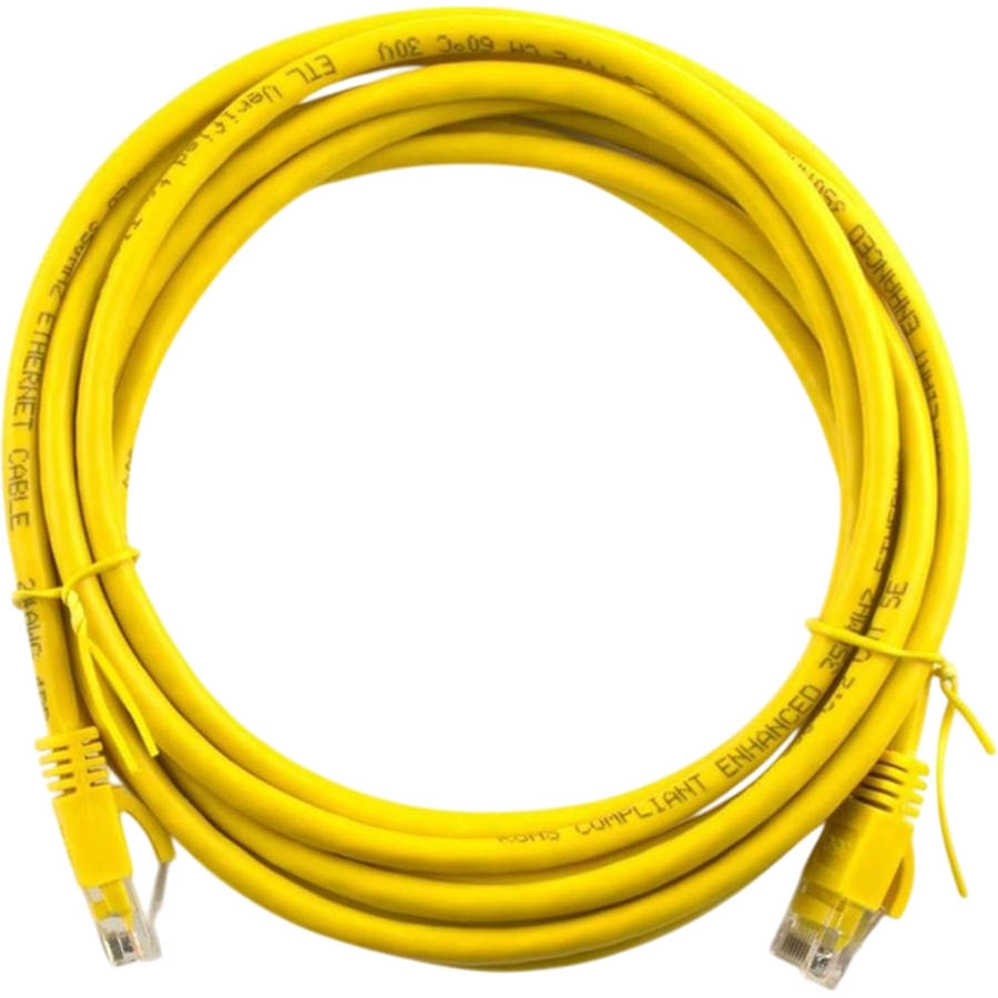 Патч-корд RITAR RJ45 CU UTP Cat.5e 1 м Yellow (03032)