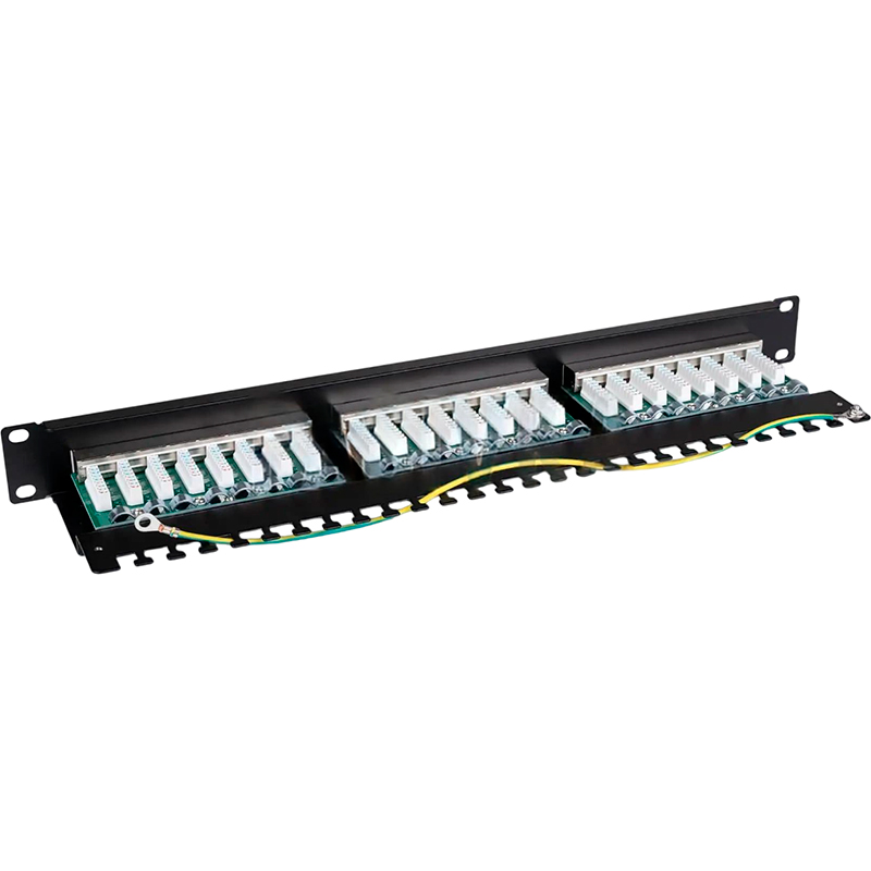 Патч-панель HYPERNET 24 x RJ-45 FTP 1U cat.5e Black (PP-KFSTP24) Кількість LAN портів 24