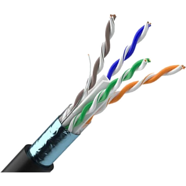 Кабель кручена пара OK-NET FTP 305м cat.5e зовнішній (КППЕ-ВП (100) 4x2x0,46)